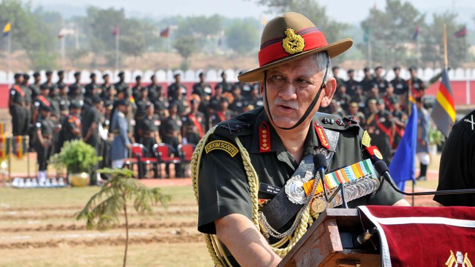 ಸಂಧಾನಕಾರರ ನಿಯೋಜನೆ ಸೇನಾ ಕಾರ್ಯಾಚರಣೆ ಮೇಲೆ ಪ್ರಭಾವ ಬೀರದು: ಸೇನಾ ವರಿಷ್ಠ ಬಿಪಿನ್ ರಾವತ್