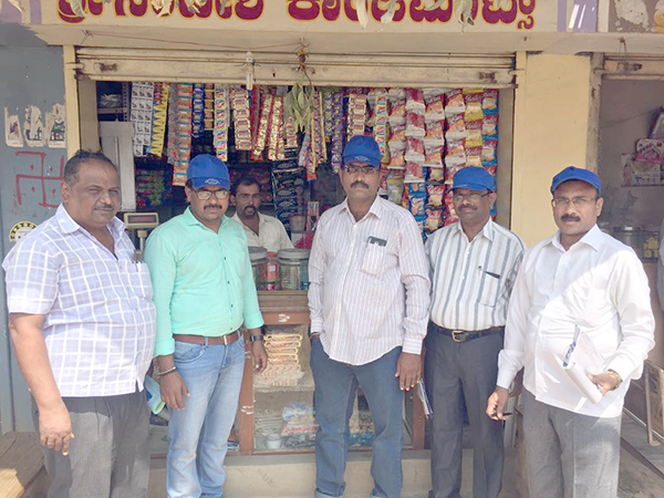 ಜಿಲ್ಲಾ ತಂಬಾಕು ನಿಯಂತ್ರಣ ತನಿಖಾ ತಂಡದ ದಾಳಿ: ಪ್ರಕರಣ ದಾಖಲು