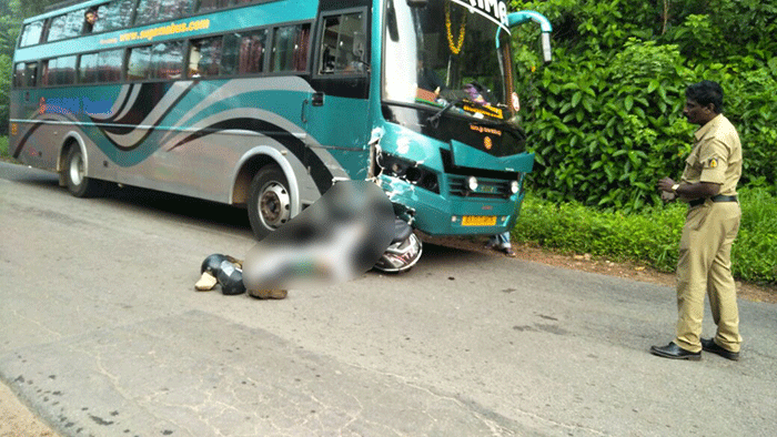 ಪರಾರಿಯಲ್ಲಿ ರಸ್ತೆ ಅಪಘಾತ: ದ್ವಿಚಕ್ರ ವಾಹನ ಸವಾರನ ದಾರುಣ ಮೃತ್ಯು