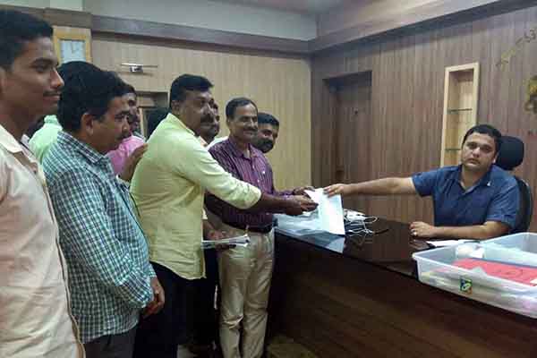 ಹೊಸನಗರ ವೃತ್ತ ನಿರೀಕ್ಷಕರ ವಿರುದ್ದ ಕ್ರಮ ಜರುಗಿಸಲು ಆಗ್ರಹಿಸಿ ಎಸ್.ಪಿ.ಗೆ ಮನವಿ