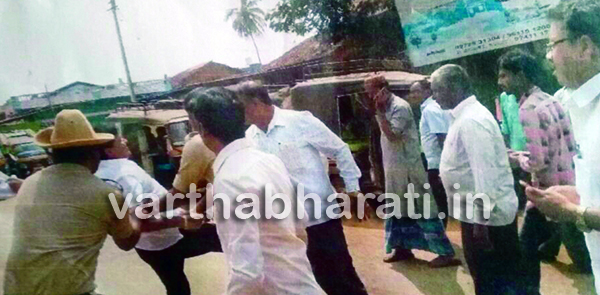 ಕರ್ತವ್ಯನಿರತ ಅಧಿಕಾರಿಗೆ ಬಿಜೆಪಿ ಮುಖಂಡನಿಂದ ಹಲ್ಲೆ
