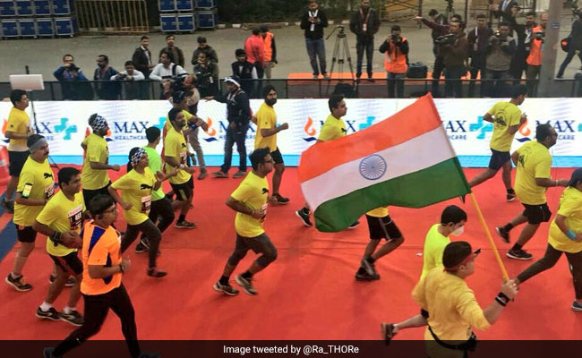 ದಿಲ್ಲಿಯ ಹೊಗೆಮಂಜು: ವೈದ್ಯರ ಎಚ್ಚರಿಕೆಯ ಮಧ್ಯೆಯೂ ಮ್ಯಾರಥಾನ್‌ನಲ್ಲಿ ಸಾವಿರಾರು ಮಂದಿ ಭಾಗಿ