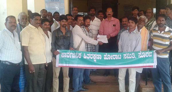 ಸೊರಬ: ಮೃತ ಕಾರ್ಮಿಕರ ಕುಟುಂಬಗಳಿಗೆ ನೇರ ಪರಿಹಾರ ಒದಗಿಸಲು ಮನವಿ