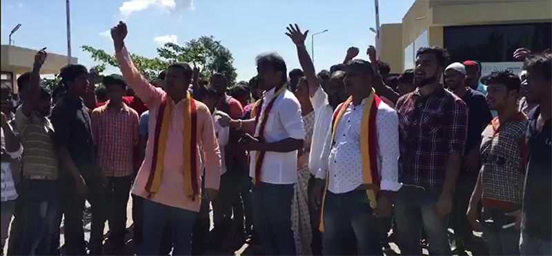 ಕೆಲಸದಿಂದ ಕಾರ್ಮಿಕರ ವಜಾ: ಸುಜ್ಲಾನ್ ಕಾರ್ಮಿಕರಿಂದ ಪ್ರತಿಭಟನೆ