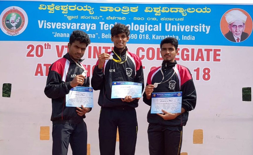 ವಿಟಿಯು ಅಥ್ಲೆಟಿಕ್ಸ್ ಮೀಟ್: ಅಂಜುಮನ್ ಇಂಜಿನಿಯರಿಂಗ್  ವಿದ್ಯಾರ್ಥಿಗಳ ಸಾಧನೆ