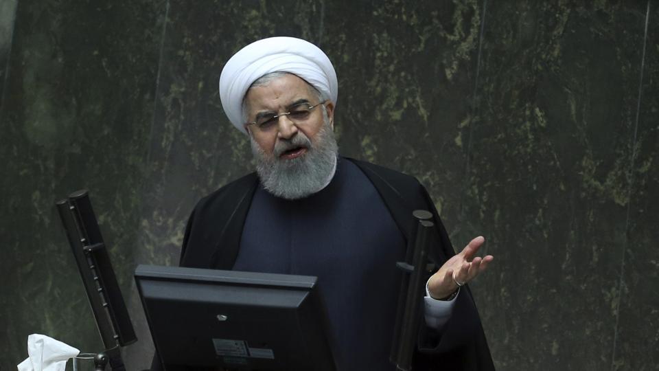 ಅಮೆರಿಕದ ಕ್ರಮ ಉರಿಯುತ್ತಿರುವ ಬೆಂಕಿಗೆ ಪೆಟ್ರೋಲ್ ಸುರಿದಂತೆ: ಇರಾನ್ ಅಧ್ಯಕ್ಷ ರೂಹಾನಿ