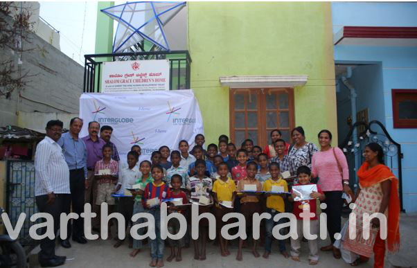 Interglobe Air Transport staff  share the joy of Christmas at  Shalom Grace Children’s Home