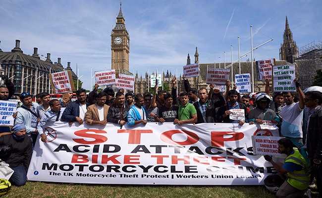 ಲಂಡನ್‌ನಲ್ಲಿ 454 ಆ್ಯಸಿಡ್ ದಾಳಿ