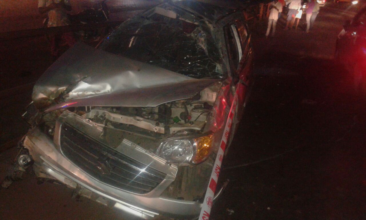 ಕುಂಟಿಕಾನದಲ್ಲಿ ಕಾರು ಪಲ್ಟಿ: ನಾಲ್ಕು ಮಂದಿಗೆ ಗಾಯ