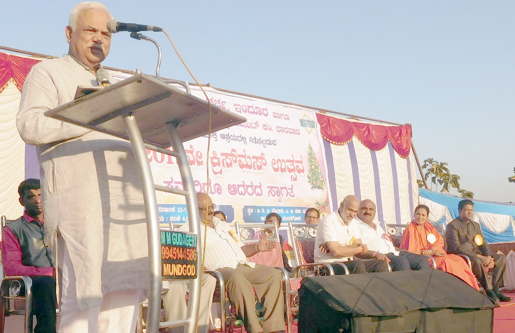 ಸಾಮರಸ್ಯವೇ ಸರ್ವ ಧರ್ಮಗಳ ಸಾರ: ಸಚಿವ ದೇಶಪಾಂಡೆ