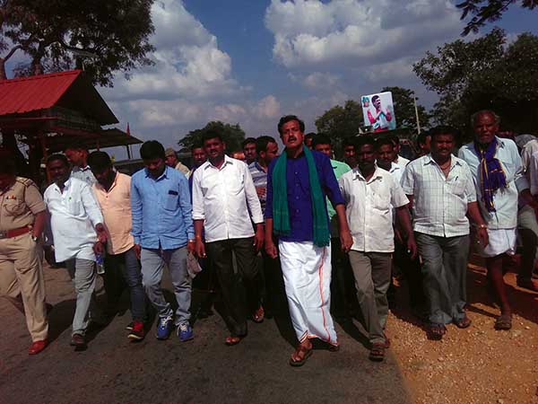 ಶಾಸಕ ದತ್ತಾರವರ 3ನೇ ದಿನದ ಪಾದಯಾತ್ರೆ