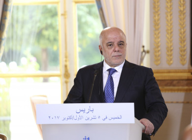 ಐಸಿಸ್ ವಿರುದ್ಧದ ಯುದ್ಧ ಮುಕ್ತಾಯ: ಇರಾಕ್ ಪ್ರಧಾನಿ