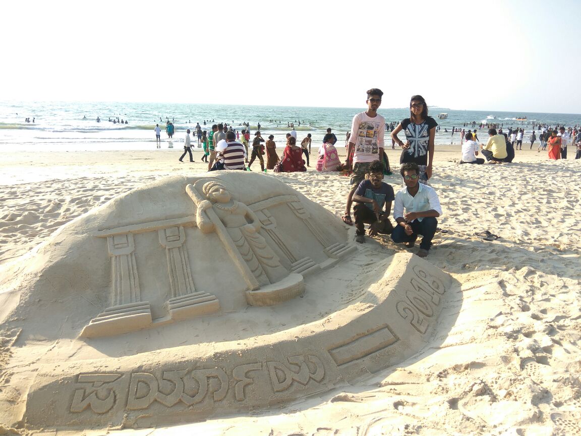 ಪರ್ಯಾಯ ಮಹೋತ್ಸವ: ಮಲ್ಪೆ ಕಡಲ ಕಿನಾರೆಯಲ್ಲಿ ಮರಳ ಶಿಲ್ಪ