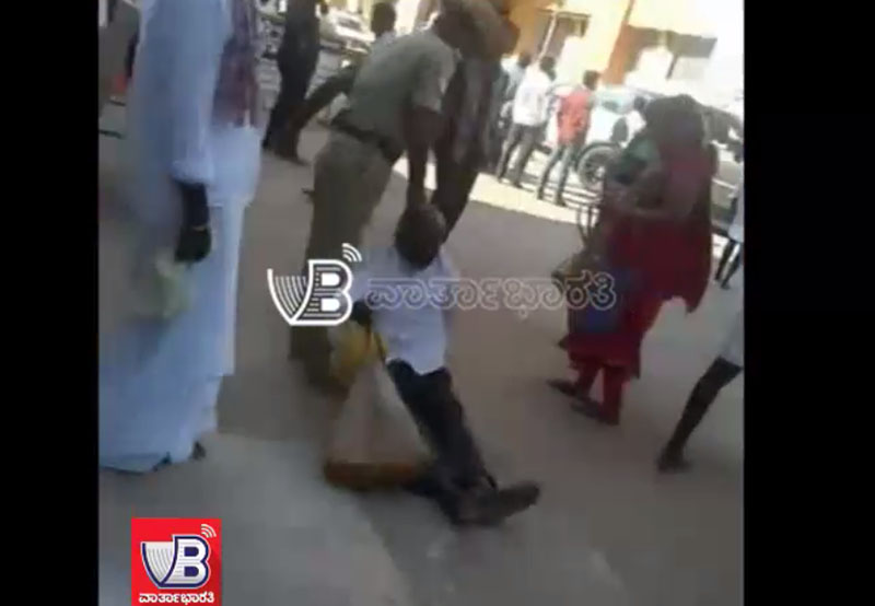 ವೃದ್ಧರನ್ನು ಎಳೆದೊಯ್ದ ಪೊಲೀಸ್ ಪೇದೆ ಅಮಾನತು