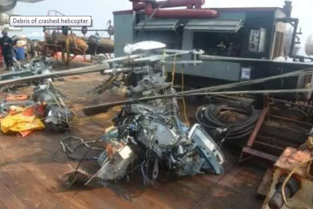 ಮುಂಬೈ ಕರಾವಳಿ ಹೆಲಿಕಾಪ್ಟರ್ ಅಪಘಾತ: ಪೈಲಟ್ ಮುಂಡ ಪತ್ತೆ?