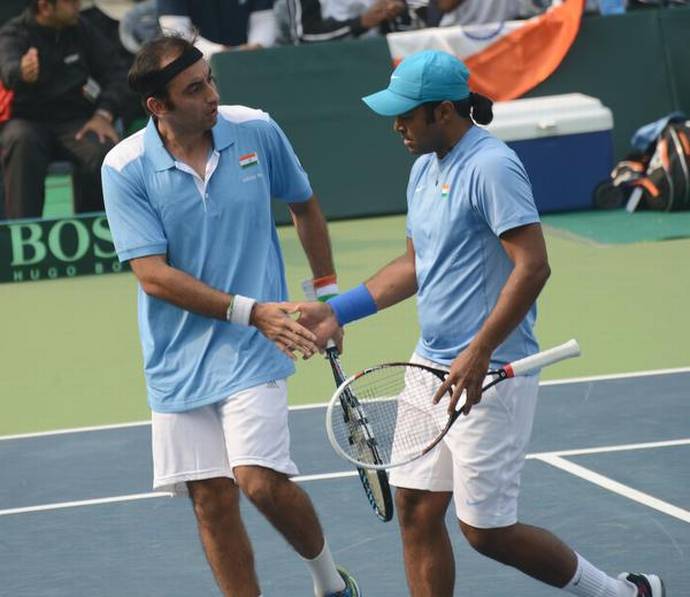 ಪೇಸ್, ಬೋಪಣ್ಣ, ಶರಣ್ ಗೆಲುವಿನಾರಂಭ