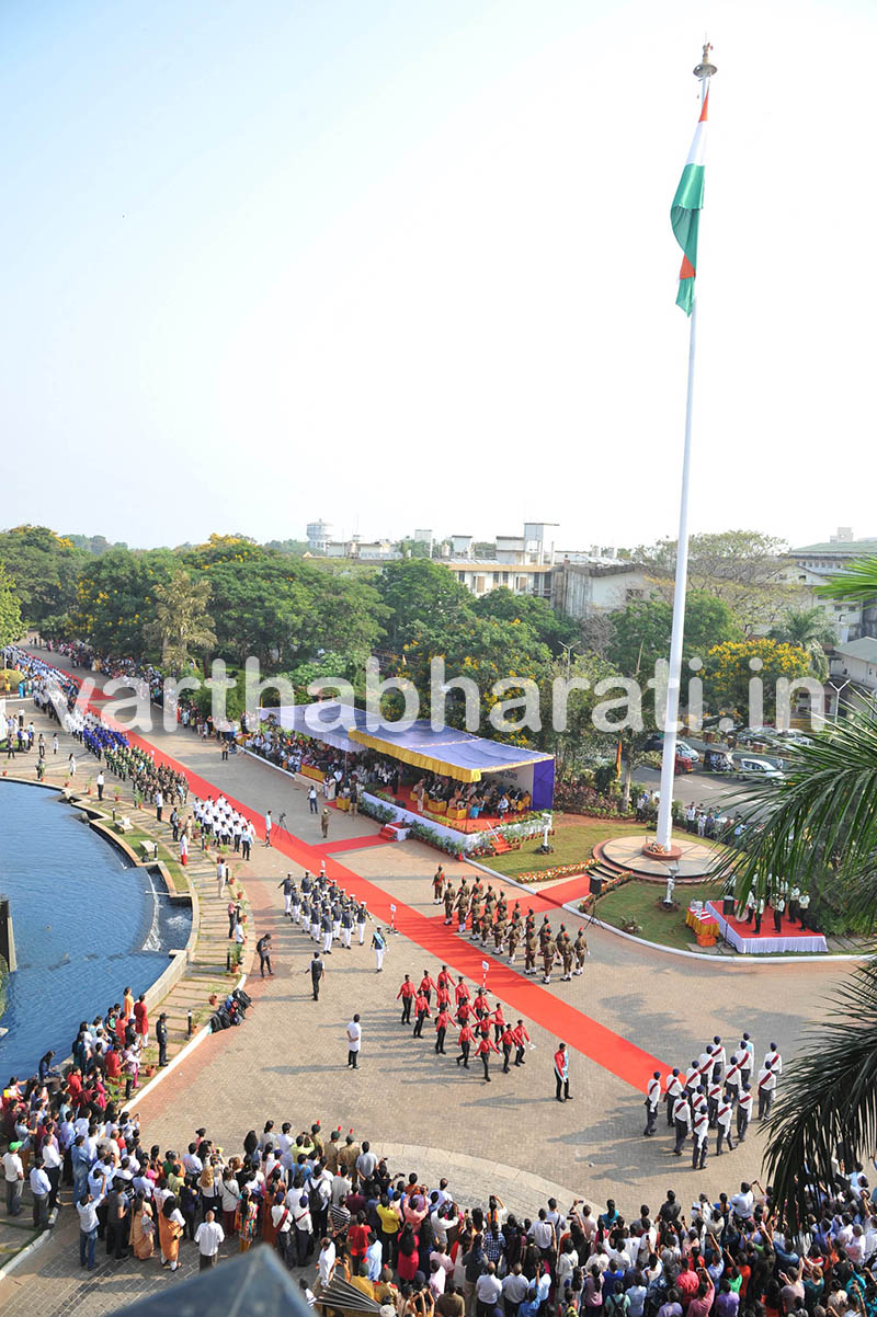 ಮಣಿಪಾಲ: 125 ಅಡಿ ಎತ್ತರದಲ್ಲಿ ಹಾರಿದ ತ್ರಿವರ್ಣ ಧ್ವಜ