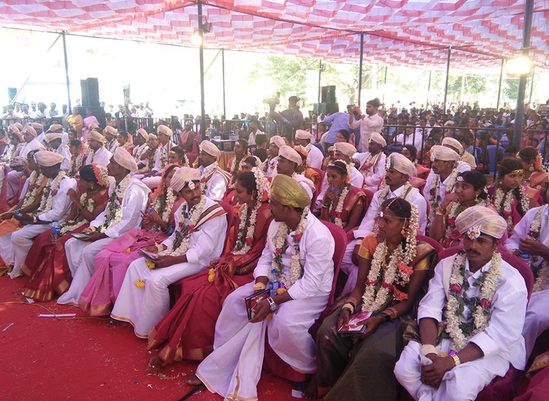 ಹನೂರು: ಉಚಿತ ಸಾಮೂಹಿಕ ವಿವಾಹ ಕಾರ್ಯಕ್ರಮ