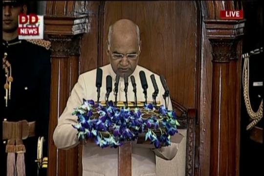 ರಾಷ್ಟ್ರಪತಿ ಭಾಷಣಕ್ಕೆ ‘ಆಪ್’ ಸಂಸದರ ಬಹಿಷ್ಕಾರ