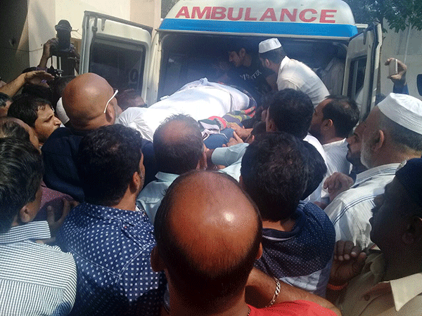 ಆಸ್ಪತ್ರೆಯಿಂದ ಮನೆಗೆ ಬಶೀರ್ ಮೃತದೇಹ ರವಾನೆ