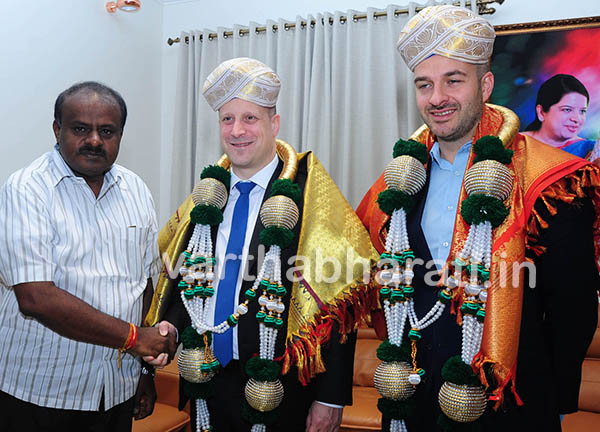 ಕುಮಾರಸ್ವಾಮಿ ಜೊತೆ ಬ್ರಿಟಿಷ್ ಹೈ ಕಮೀಷನರ್ ಚರ್ಚೆ