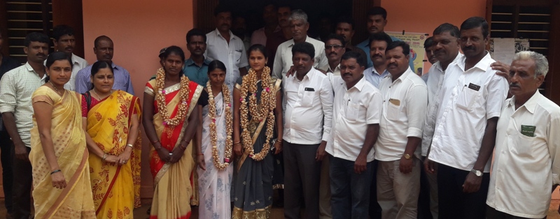 ಸೊರಬ : ನಿಸರಾಣಿ ಗ್ರಾಮ ಪಂಚಾಯತ್ ಅಧ್ಯಕ್ಷರಾಗಿ ಅನಿತಾ ಚಂದ್ರಪ್ಪ ಆಯ್ಕೆ