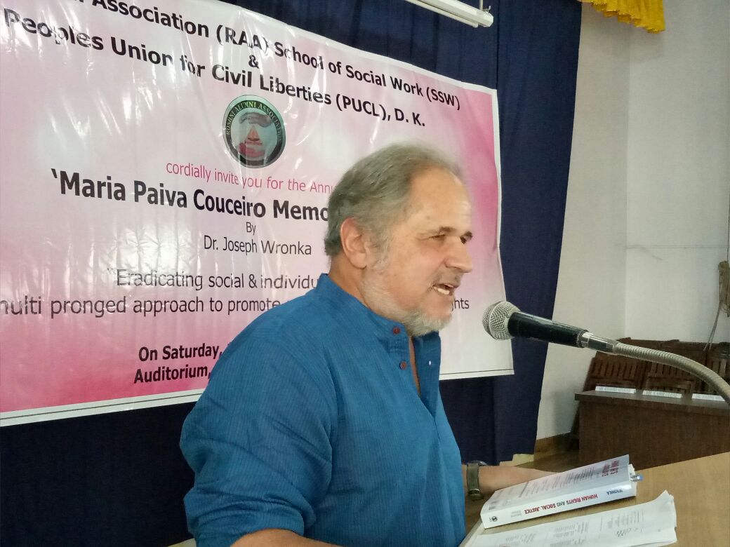 ಸಮಾಜದೊಳಗೆ ನಂಬಿಕೆ, ಸ್ನೇಹವಿದ್ದಾಗ ಮಾನವ ಹಕ್ಕುಗಳ ರಕ್ಷಣೆ: ಡಾ. ಜೋಸೆಫ್ ರೊಂಕಾ