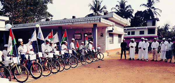 ಜಾರಿಗೆಬೈಲು: ಎಸ್.ಬಿ.ಎಸ್. ವಿದ್ಯಾರ್ಥಿಗಳಿಂದ ಸೈಕಲ್ ಜಾಥಾ