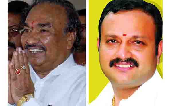 ಈಶ್ವರಪ್ಪರಿಗೆ ಟಿಕೆಟ್ ಸಿಗುವ ವಿಶ್ವಾಸವಿದೆ : ಪುತ್ರ ಕೆ.ಇ.ಕಾಂತೇಶ್