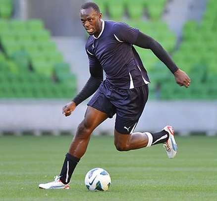 ಫುಟ್ಬಾಲ್ ಆಟಗಾರನಾಗಲಿರುವ ಬೋಲ್ಟ್