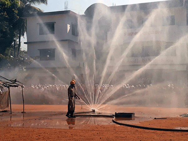 ಬಂಟ್ವಾಳ: ತೌಹೀದ್ ಆಂಗ್ಲ ಮಾಧ್ಯಮ ಶಾಲೆಯಲ್ಲಿ ಅಗ್ನಿಶಾಮಕ ದಳದಿಂದ ಪ್ರಾತ್ಯಕ್ಷಿಕೆ