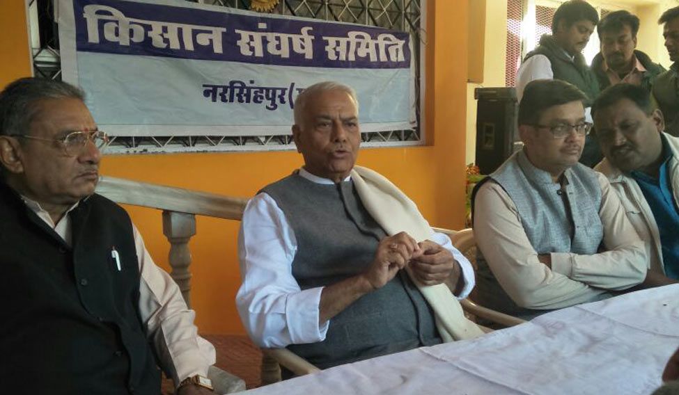 ಮಧ್ಯಪ್ರದೇಶ ಸರಕಾರದ ವಿರುದ್ಧ ಯಶ್ ವಂತ್ ಸಿನ್ಹಾ ಪ್ರತಿಭಟನೆ: ಕೈ ಜೋಡಿಸಿದ ‘ಆಪ್’