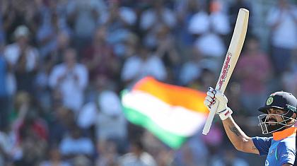 ಮೂರನೇ ಏಕದಿನ ಪಂದ್ಯದಲ್ಲಿ ಕೊಹ್ಲಿ 34ನೇ ಶತಕ; ಭಾರತ 303/6