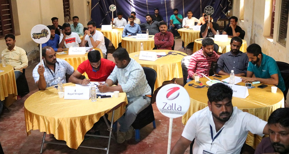 ಸಿದ್ದಾಪುರ: ಕೆಸಿಎಲ್ ಕ್ರೀಡಾಕೂಟದ ಆಟಗಾರರ ಹರಾಜು ಪ್ರಕ್ರಿಯೆ