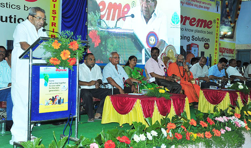 ವರ್ಷದೊಳಗೆ ಜಲ ಸಿರಿ ಯೋಜನೆಯಲ್ಲಿ 24 ಗಂಟೆಗಳ ಕುಡಿಯುವ ನೀರಿನ ವ್ಯವಸ್ಥೆ: ಶಾಮನೂರು ಶಿವಶಂಕರಪ್ಪ