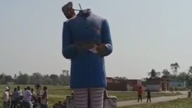 ಉತ್ತರಪ್ರದೇಶ: ಅಂಬೇಡ್ಕರ್ ಪ್ರತಿಮೆಗೆ ಹಾನಿ