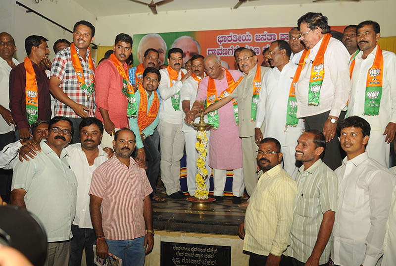 ದಾವಣಗೆರೆ: ಬಿಜೆಪಿ ದಕ್ಷಿಣ ವಿಧಾನಸಭಾ ಕ್ಷೇತ್ರದ ನವಶಕ್ತಿ ಸಮಾವೇಶ