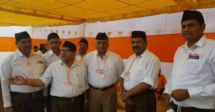 ಆರೆಸ್ಸೆಸ್ ಸಮವಸ್ತ್ರದಲ್ಲಿ ಮಾಜಿ ಸೇನಾ ಮುಖ್ಯಸ್ಥ, ಹಾಲಿ ಕೇಂದ್ರ ಸಚಿವ ಜ.ವಿಕೆ ಸಿಂಗ್