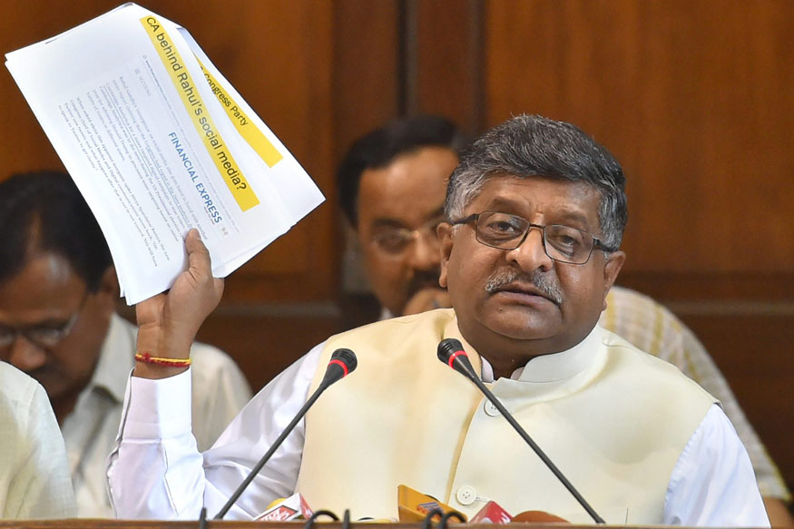 ಮಾರ್ಕ್ ಝುಕರ್‌ಬರ್ಗ್ ಗೆ ಎಚ್ಚರಿಕೆ ನೀಡಿದ ಕೇಂದ್ರ ಸಚಿವ ರವಿಶಂಕರ್ ಪ್ರಸಾದ್