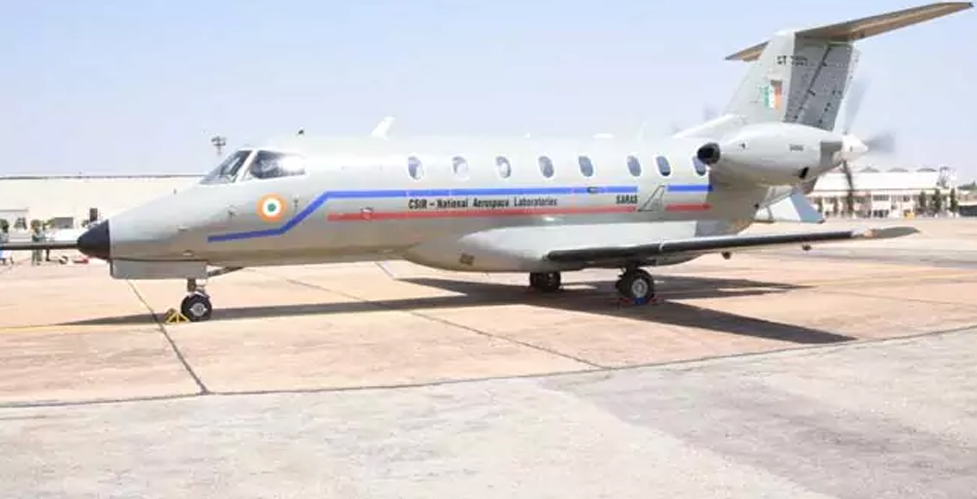 ದೇಶದ ಮೊದಲ ಪ್ರಯಾಣಿಕ, ಸಾರಿಗೆ ವಿಮಾನ ‘ಸಾರಸ್’ ಸೇವೆಗೆ ಸಿದ್ದ