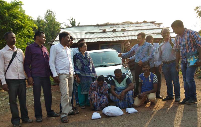 ಚನ್ನಗಿರಿ: ಗಾಂಜಾ ಮಾರಾಟ; ಮಹಿಳೆ ಸೇರಿ ಮೂವರ ಬಂಧನ