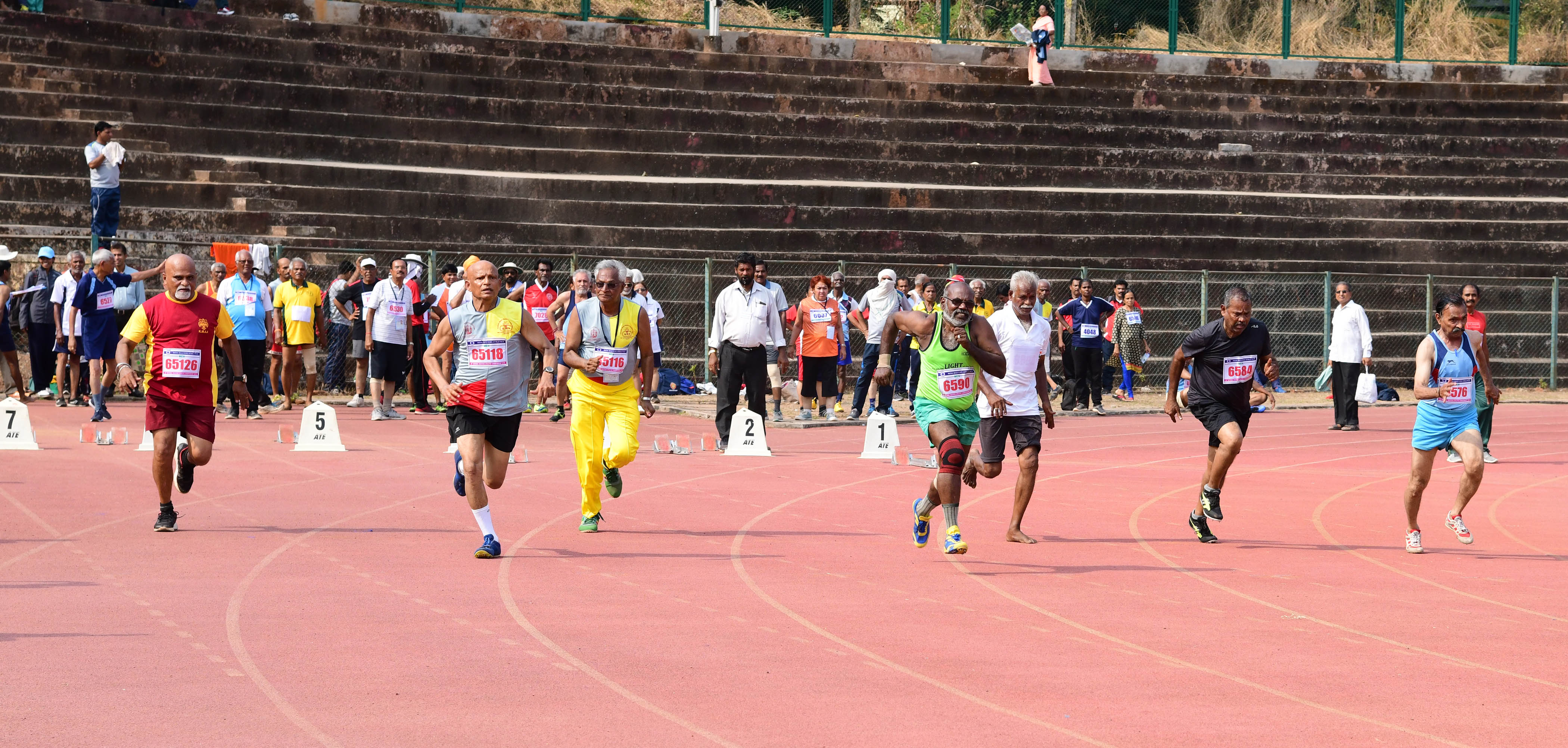 38ನೆ ಇಂಡಿಯಾ ಮಾಸ್ಟರ್ ಅಥ್ಲೆಟ್ ಮೀಟ್: ದೂರದ ಓಟದಲ್ಲಿ ಮಹಾರಾಷ್ಟ್ರ , ಕರ್ನಾಟಕದ ಕ್ರೀಡಾಳುಗಳ ಪ್ರಾಬಲ್ಯ