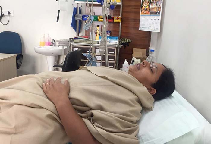 ಹಾಲಿ ಶಾಸಕ ರಾಜೇಶ್‌ಗೆ ‘ಬಿ’ ಫಾರಂ: ಟಿಕೆಟ್ ಪಡೆದಿದ್ದ ಪುಷ್ಪಾ ಆಸ್ಪತ್ರೆಗೆ ದಾಖಲು