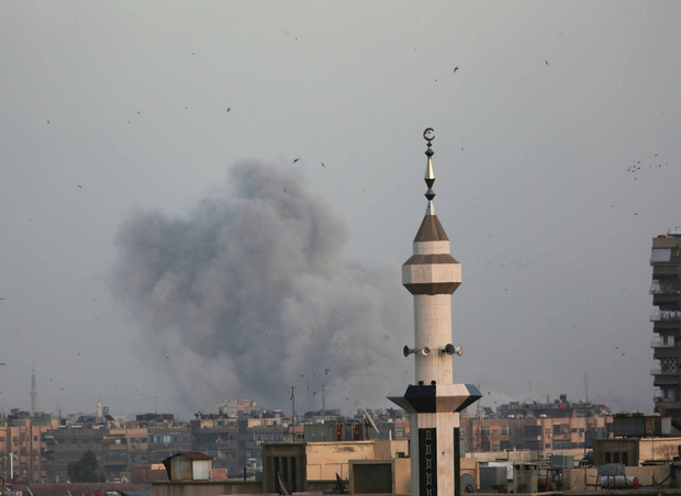 ಸಿರಿಯ ಪಡೆಗಳಿಂದ ಮತ್ತೆ ವಾಯು ದಾಳಿ