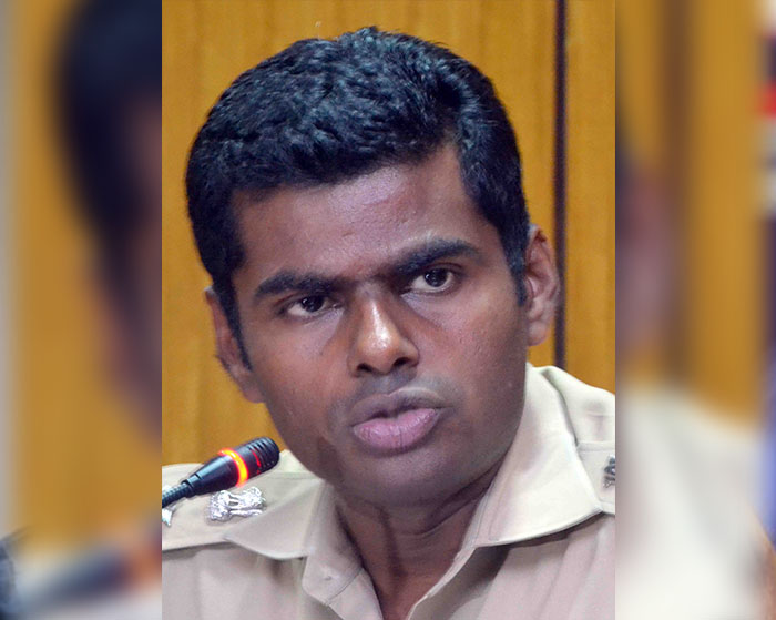 ಚಿಕ್ಕಮಗಳೂರು ಜಿಲ್ಲೆಯಾದ್ಯಂತ ಶಾಂತಿಯುತ ಮತದಾನಕ್ಕೆ ಅಗತ್ಯ ಕ್ರಮ: ಎಸ್ಪಿ ಅಣ್ಣಾಮಲೈ