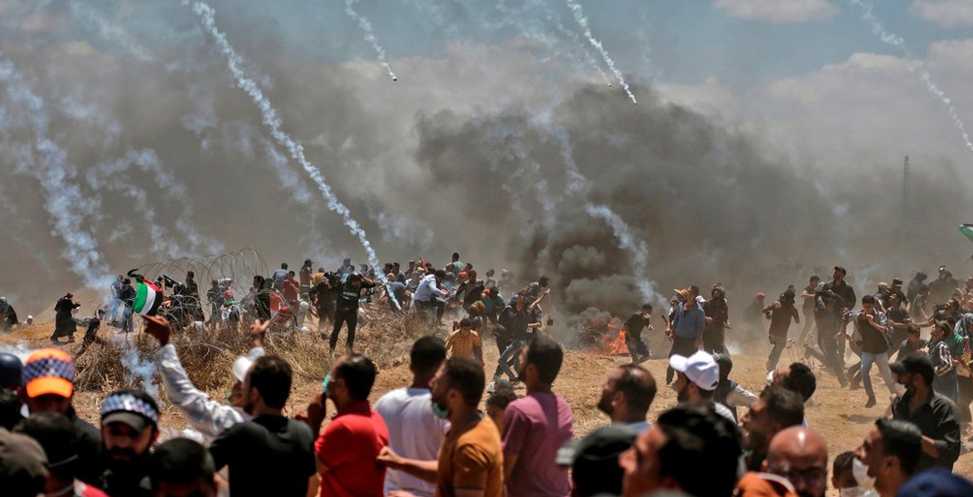 ಫೆಲೆಸ್ತೀನ್ ಪ್ರತಿಭಟನಾಕಾರರ ಮೇಲೆ ಇಸ್ರೇಲ್ ಗುಂಡು