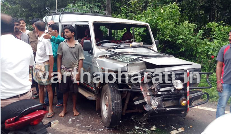 ಸುಬ್ರಹ್ಮಣ್ಯ: ರಸ್ತೆ ಅಪಘಾತ; ಐದು ಮಂದಿಗೆ ಗಂಭೀರ ಗಾಯ