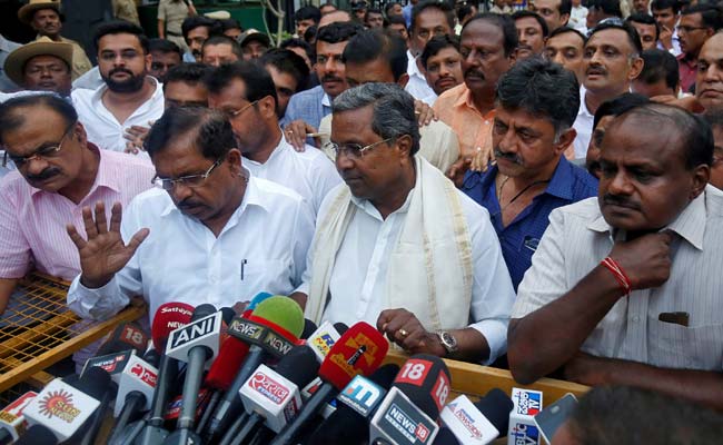 ಬಿಜೆಪಿಗೆ ಸರಕಾರ ರಚನೆಗೆ ಅವಕಾಶ ನೀಡಿದರೆ ಪ್ರತಿಭಟನೆ: ಕಾಂಗ್ರೆಸ್, ಜೆಡಿಎಸ್ ನಿರ್ಧಾರ