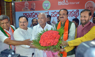 ಕಾಂಗ್ರೆಸ್, ಜೆಡಿಎಸ್ ಲಿಂಗಾಯತ ಶಾಸಕರ ಬೆಂಬಲದ ನಿರೀಕ್ಷೆಯಲ್ಲಿ ಬಿಜೆಪಿ