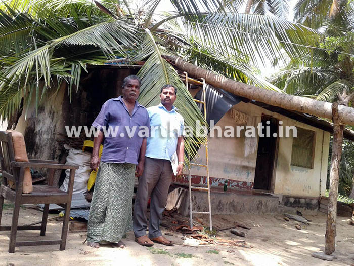 ಉಡುಪಿ : ಜಿಲ್ಲೆಯಾದ್ಯಂತ ಗಾಳಿ, ಮಳೆಗೆ ಭಾರೀ ಪ್ರಮಾಣದ ಹಾನಿ